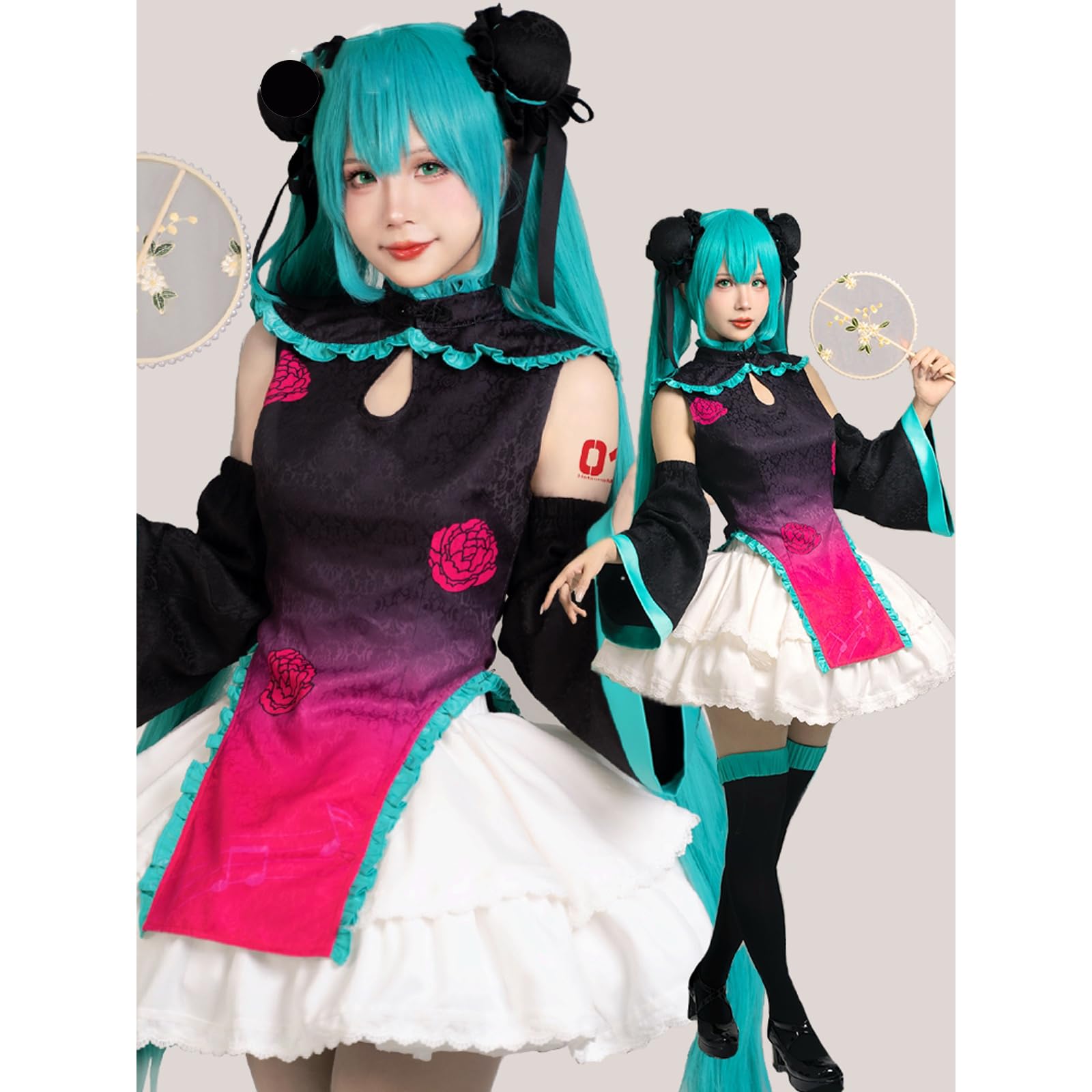 初音ミク/チャイナドレス/39カルチャー/コスプレ 初音ミク（はつね ミク） 韶華 チャイナドレス コスプレ衣装 - Costowns